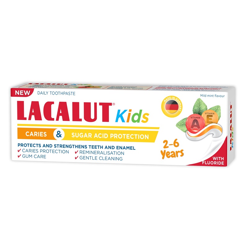 Lacalut Kids zubná pasta 2-6 rokov