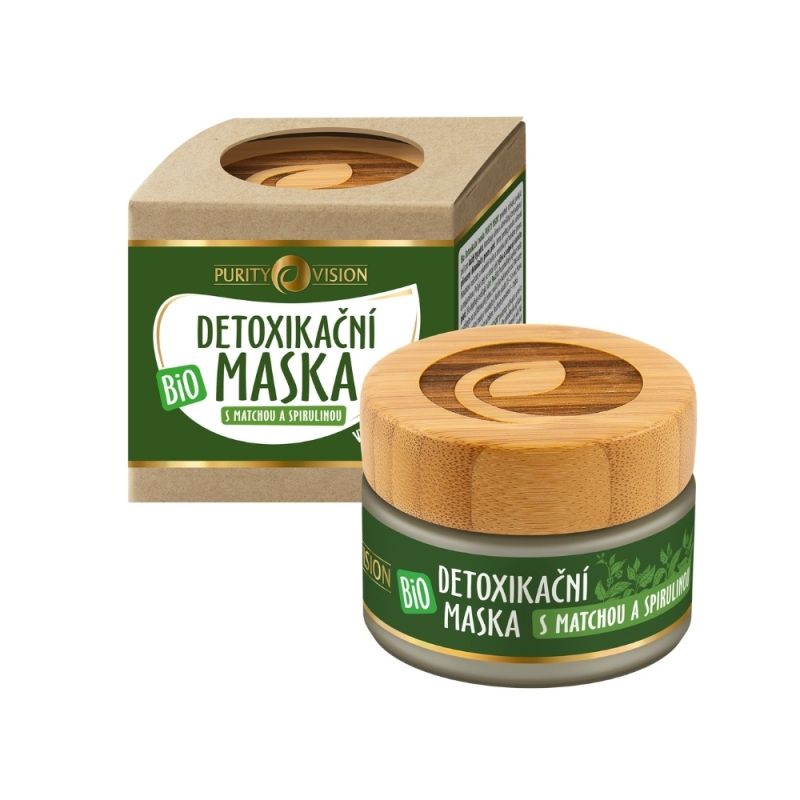 PURITY VISION Purity Vision Detox Maska ​Matcha Spirul 40ml