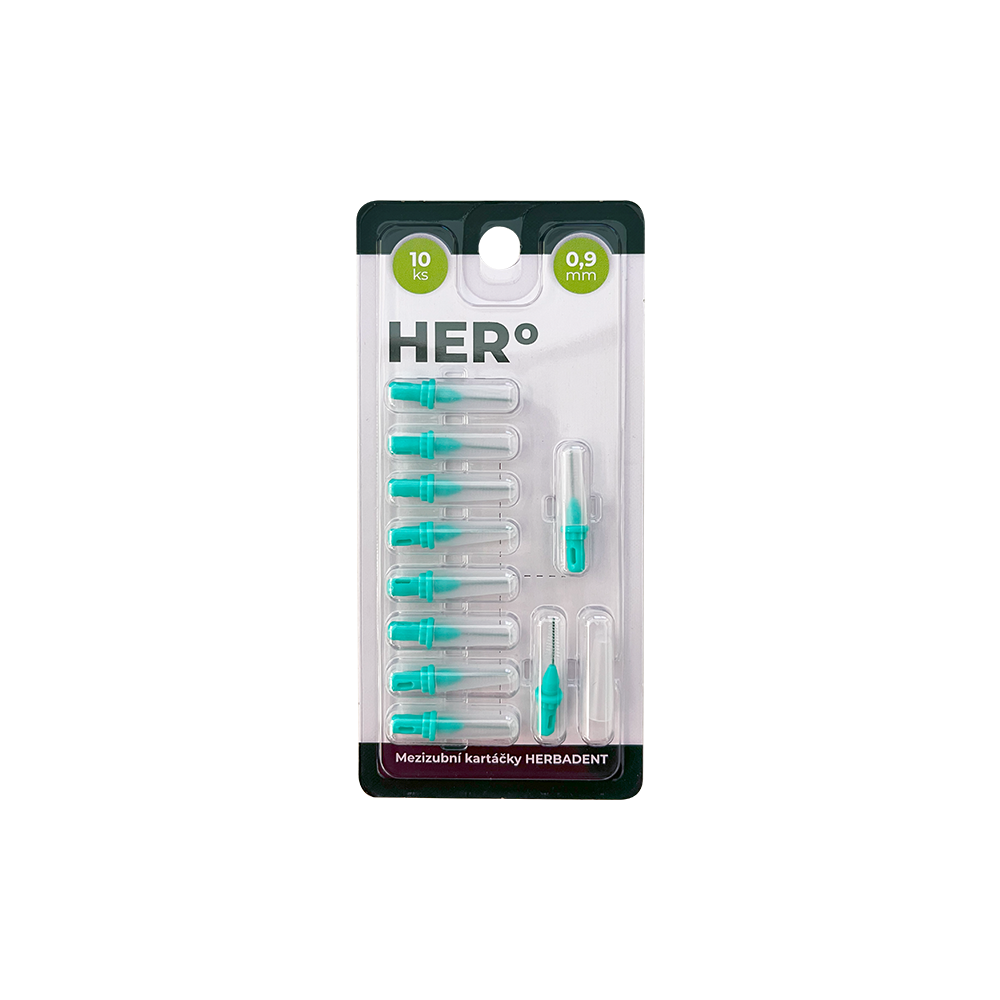 Herbadent Hero doplnkové balenie 0,9 mm (zelený)