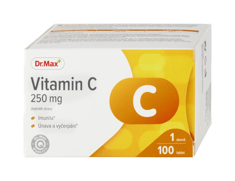 Dr. Max Dr. Max Vitamín C 250 mg, 100 tabliet