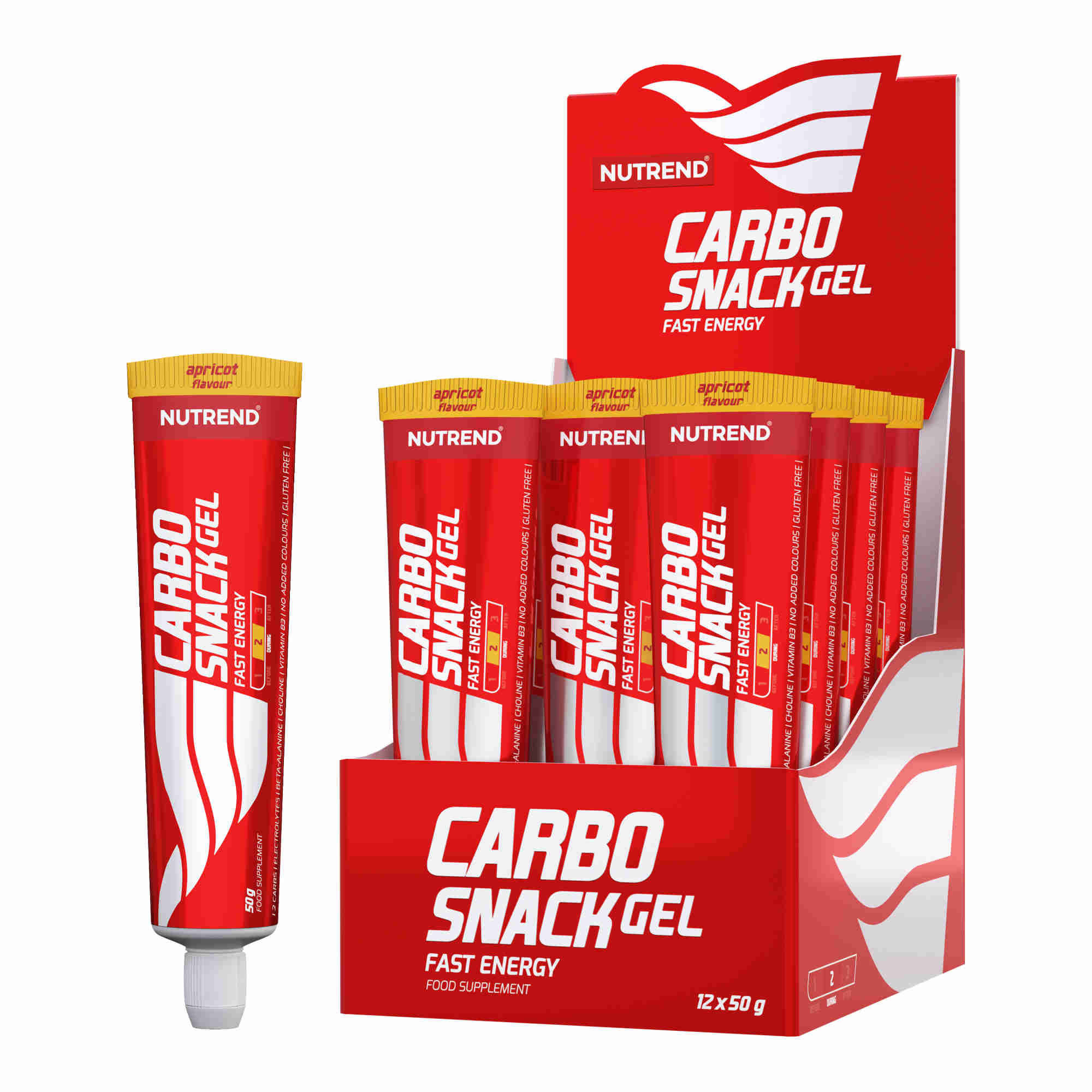 Nutrend Carbosnack, marhuľa
