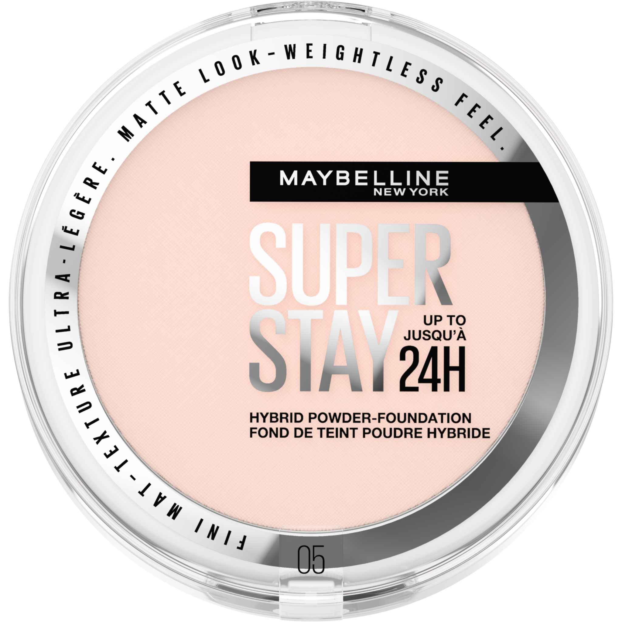 Maybelline Maybelline ny s. 24h h pf 05 make-up pudr 9g