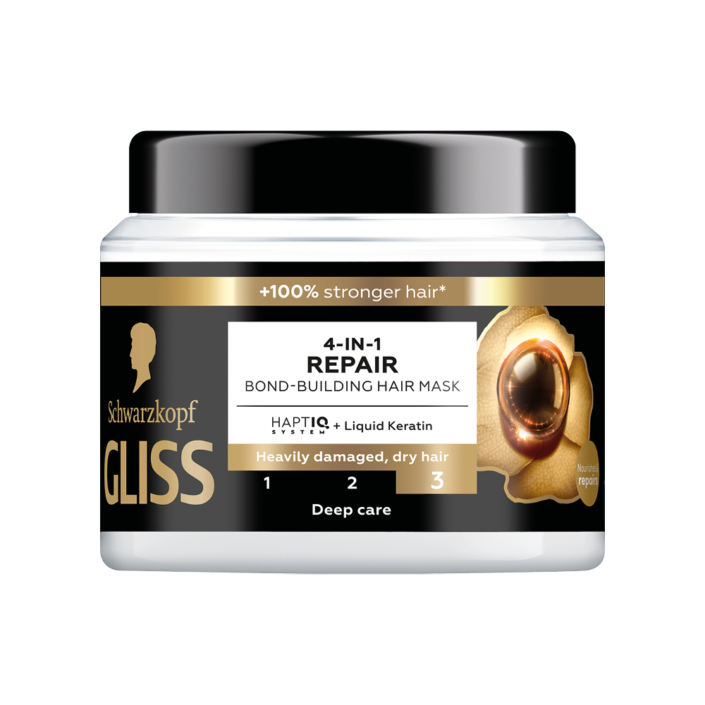 Schwarzkopf Gliss Schwarzkopf Gliss maska na vlasy 4v1 Repair