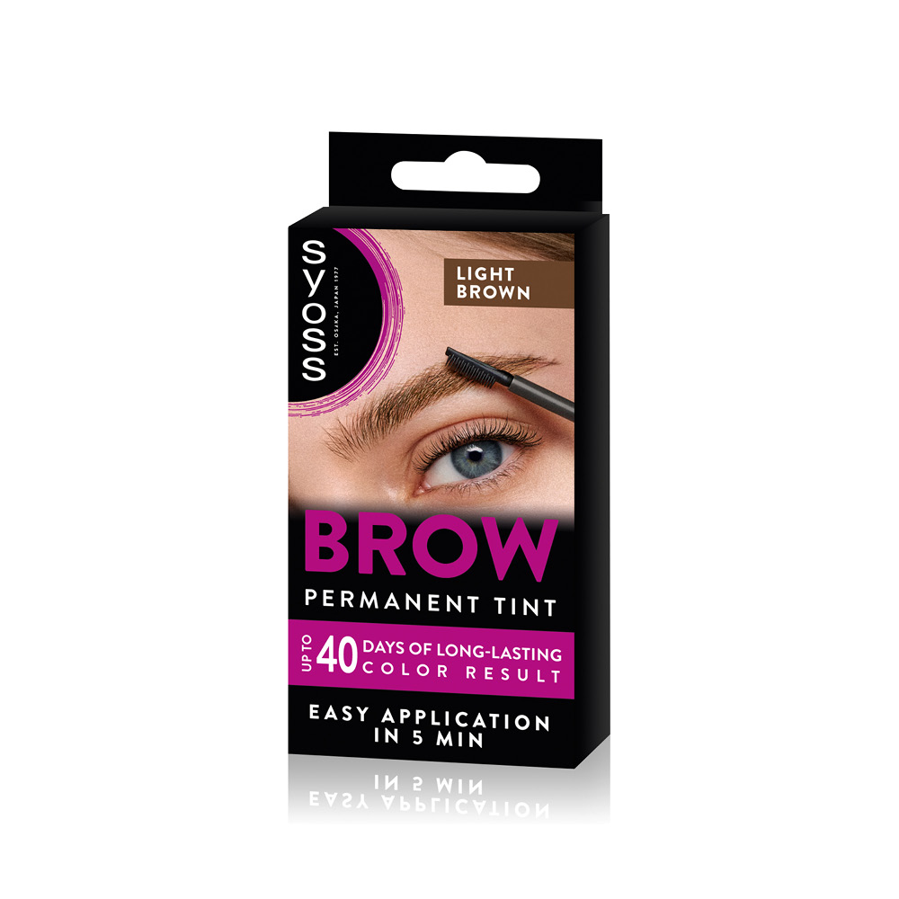 Syoss Syoss Brow Tint farba na obočie Svetlohnedý