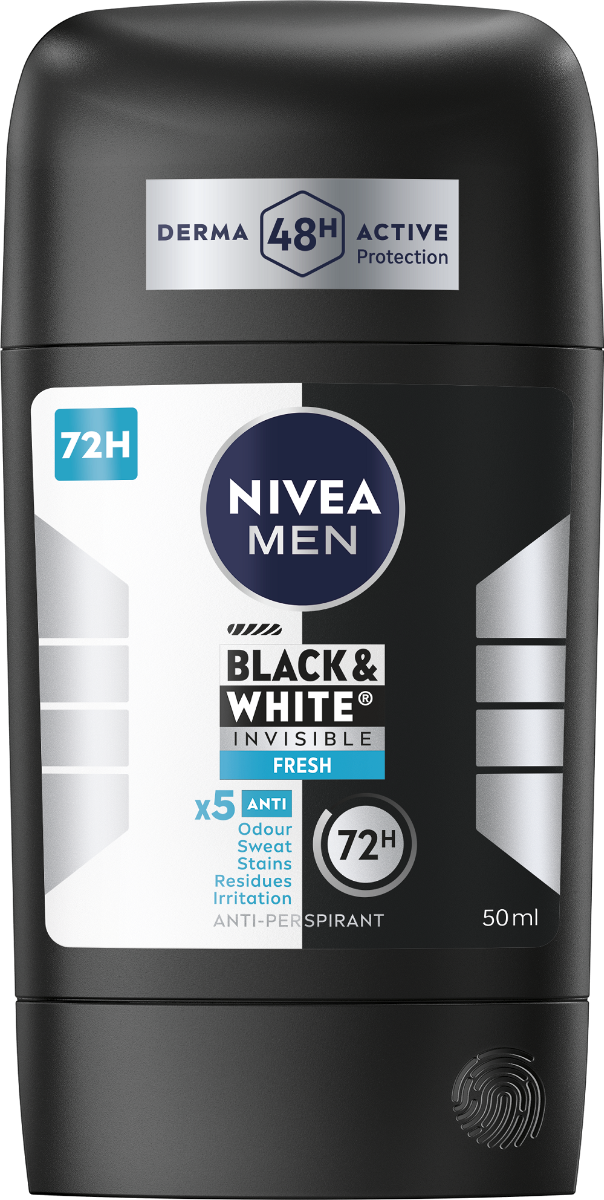 Nivea Nivea Men Tuhý antiperspirant B&W Invisible Fresh
