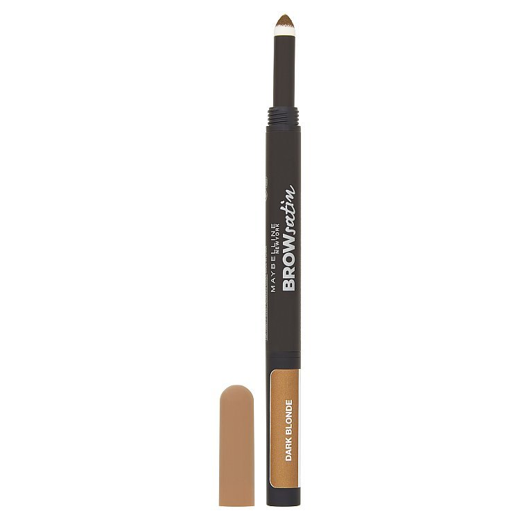 Maybelline Maybelline NY Express Brow Satin Duo 01 Dark Blonde ceruzka a púder na obočie duo
