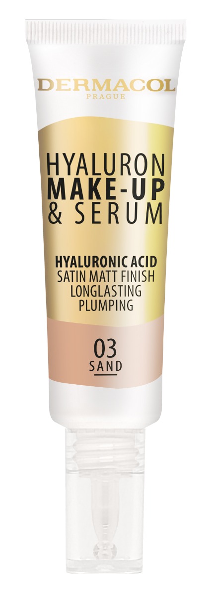 Dermacol Dermacol Hyaluron make-up and serum č.3 Sand