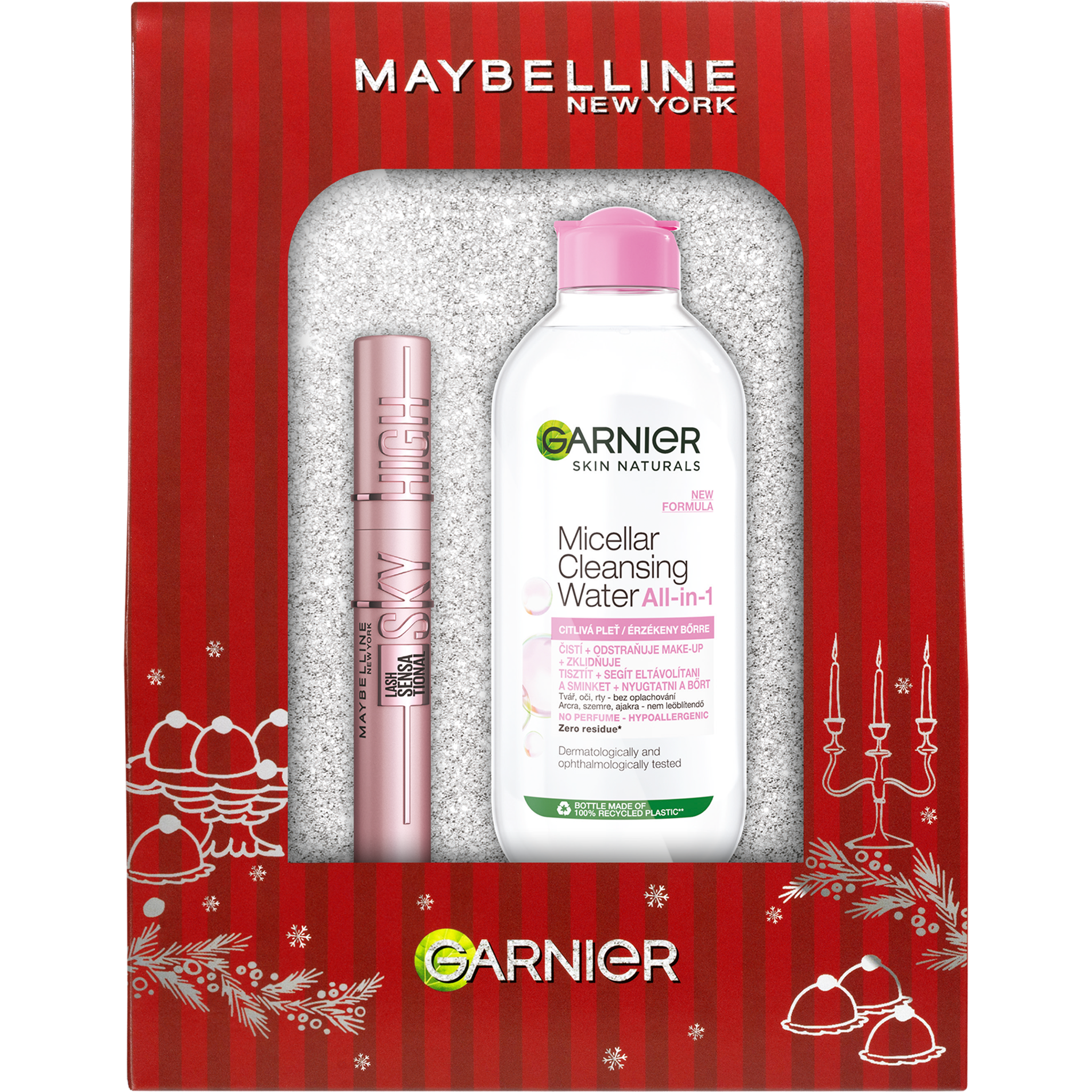Maybelline Maybelline Sky High špirála + Garnier Skin Naturals micelárna voda – vianočný set 2026