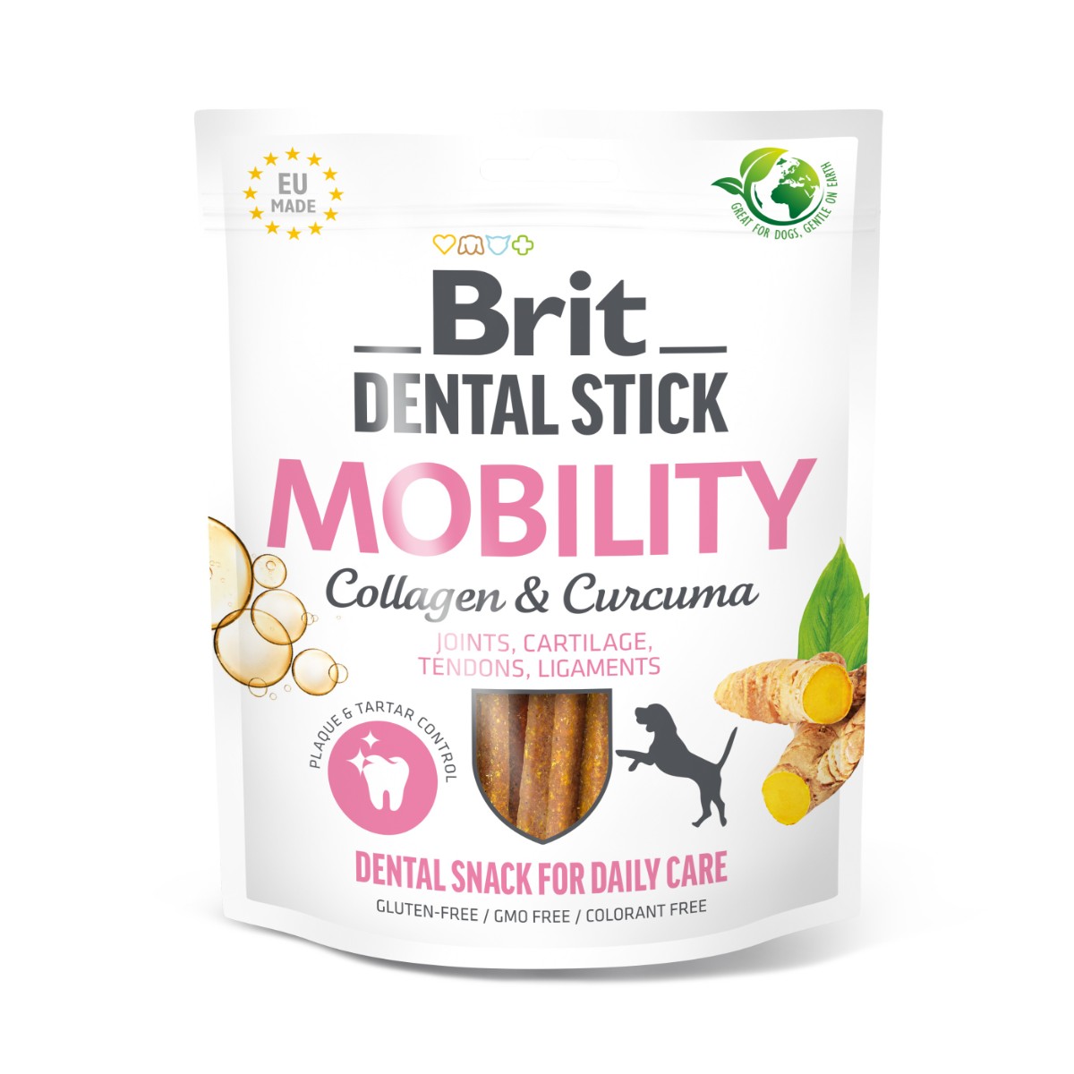 Brit Brit dental stick mobility kurkuma/kolagén 7ks a.u.v.