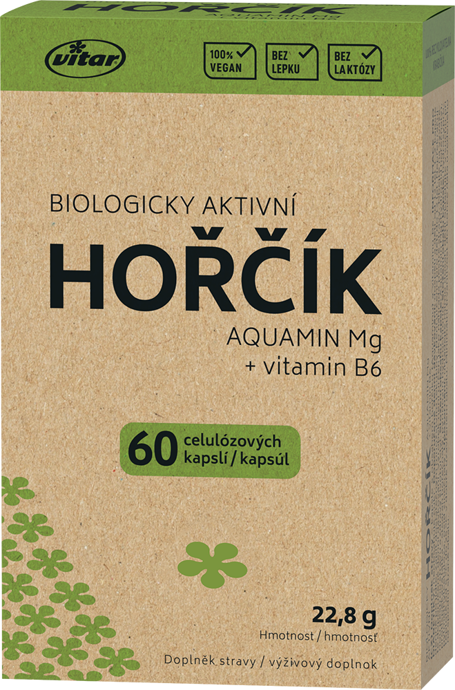 Vitar Vitar horčík aquamin mg + vitamín b6