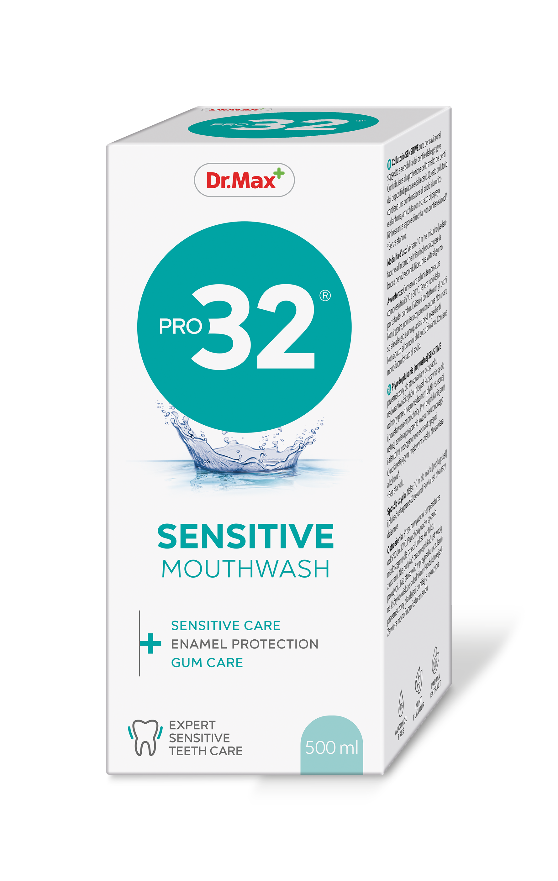 Dr. Max pro32 mouthwash sensitive 500ml
