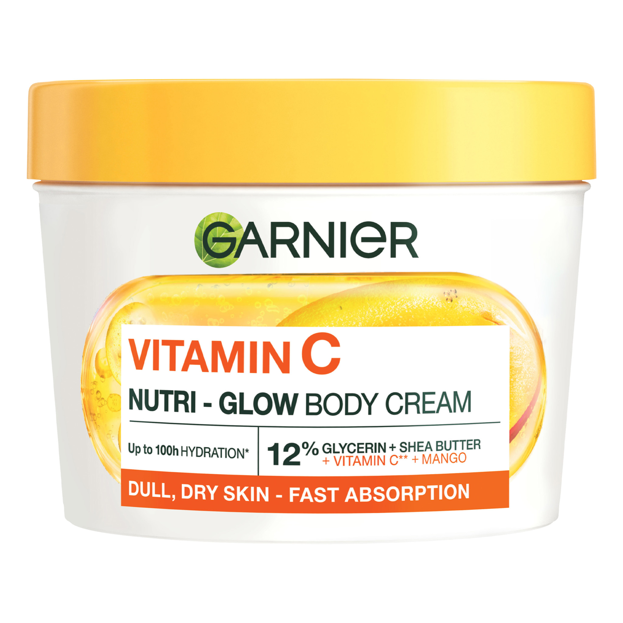 Garnier Garnier Body Food Glow krém na rozjasnenie pokožky s mangom + vitamínom C
