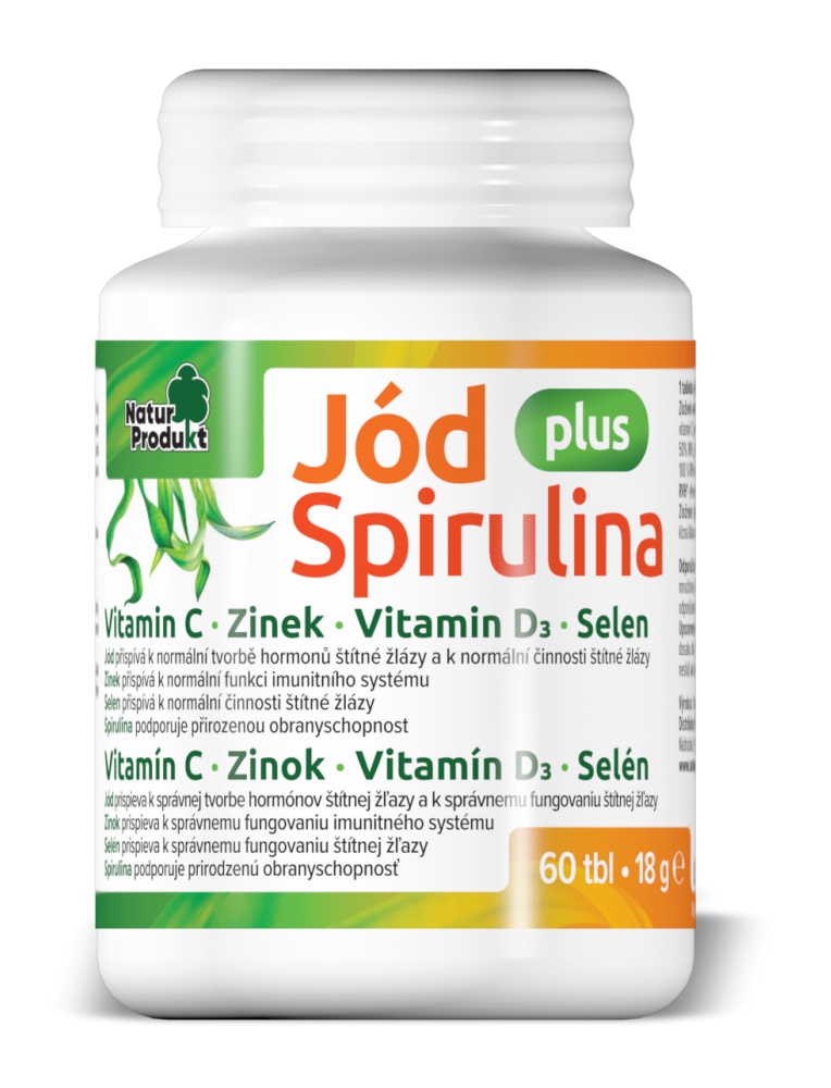 NaturProdukt Naturprodukt jód plus spirulina vit.c+d3+zn+se 60tbl