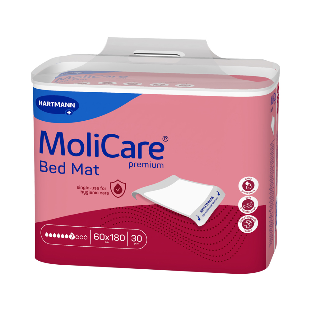 MoliCare Molicare premium bed mat 7kv. 60x90cm wings