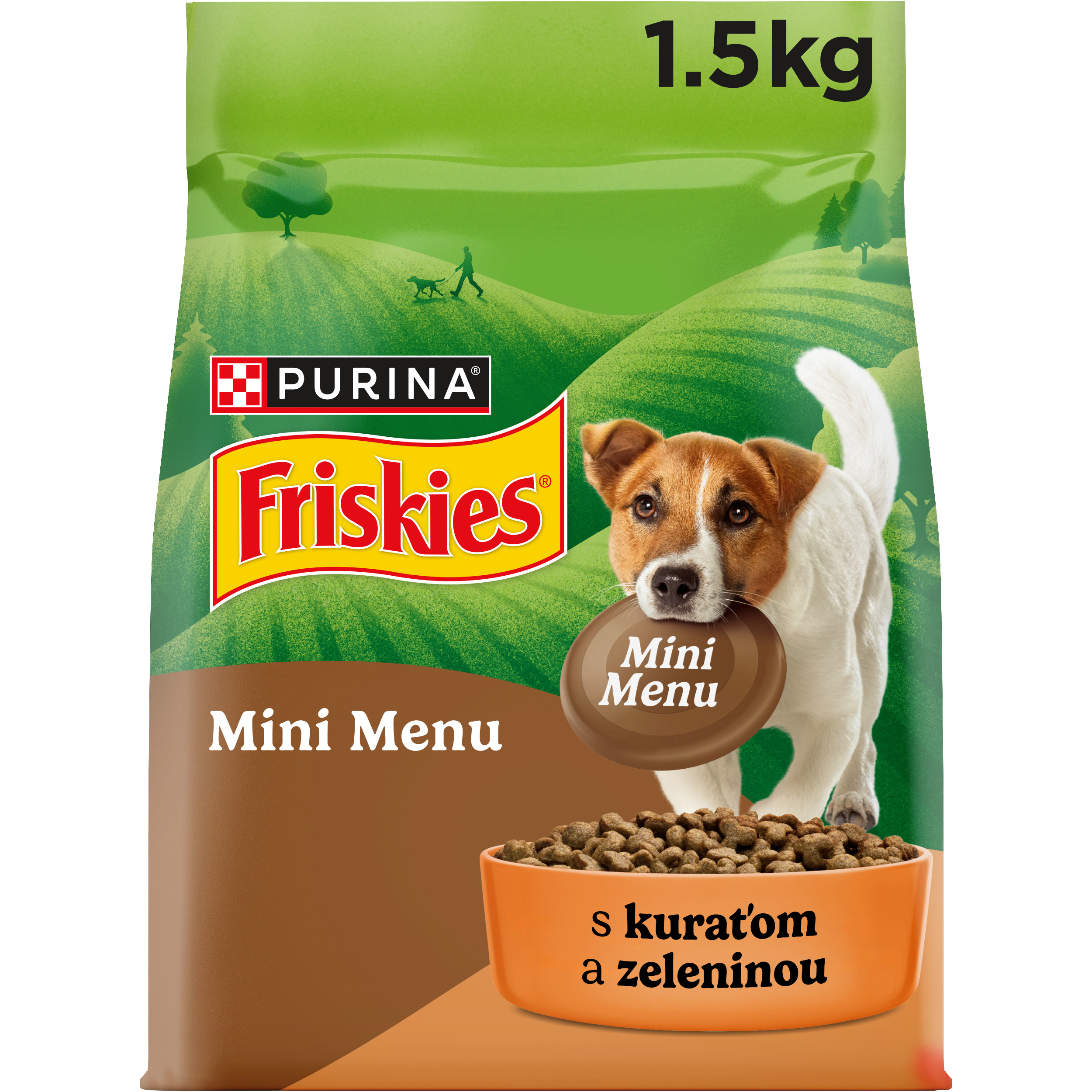 Friskies Friskies GP 1x1,5kg Mini Menu s kuraťom a pridanou zeleninou