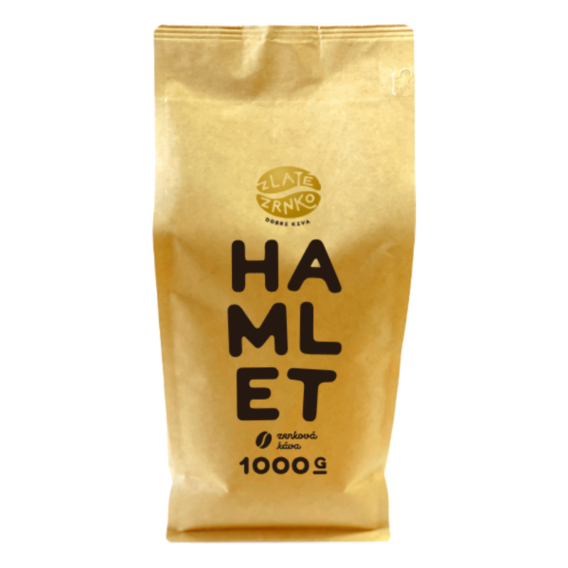 Zlaté Zrnko Káva Zlaté Zrnko – Hamlet 1000g zrnková