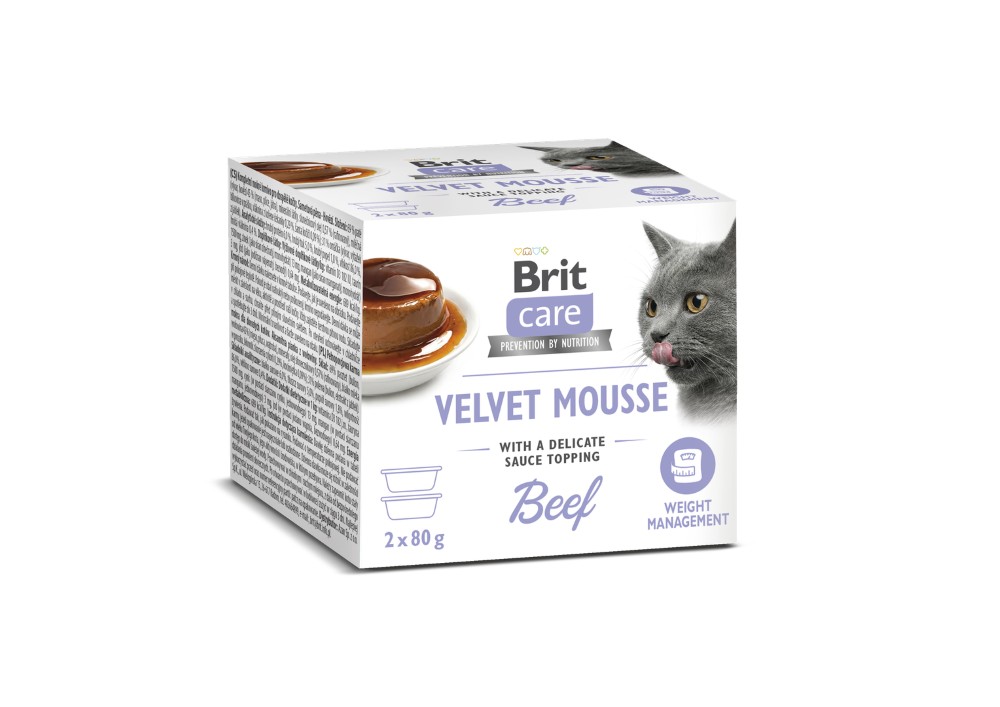 Brit Care Brit care cat velvet mousse hovädzie 2x80g a.u.v.