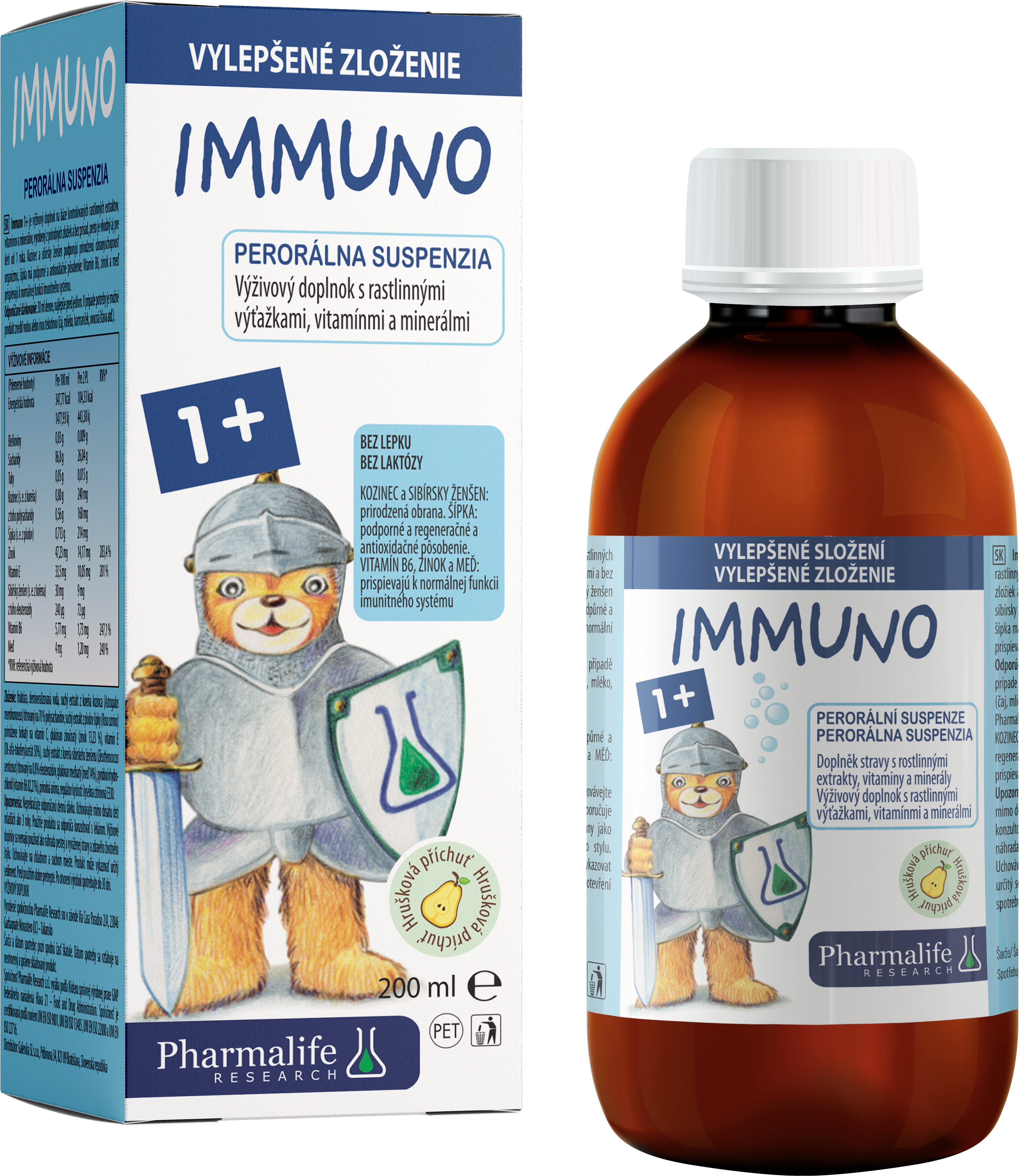 Pharmalife Pharmalife Immuno 1+, Per.Suspenzia 200ML