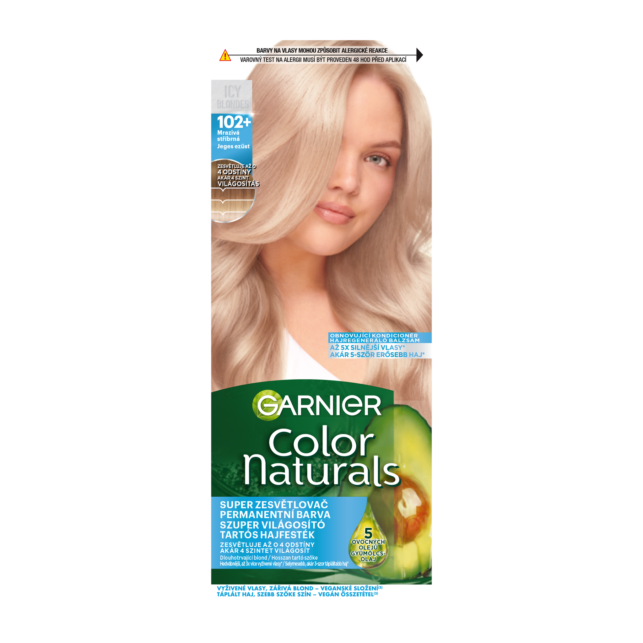 Garnier Garnier Color Naturals 102+ Mrazivá strieborná - farba na vlasy