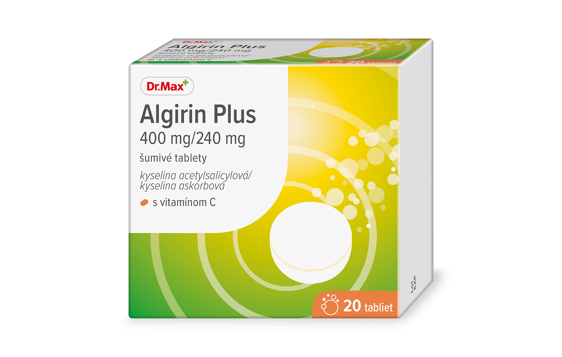 Dr. Max algirin plus 400mg/240mg 20tbl eff