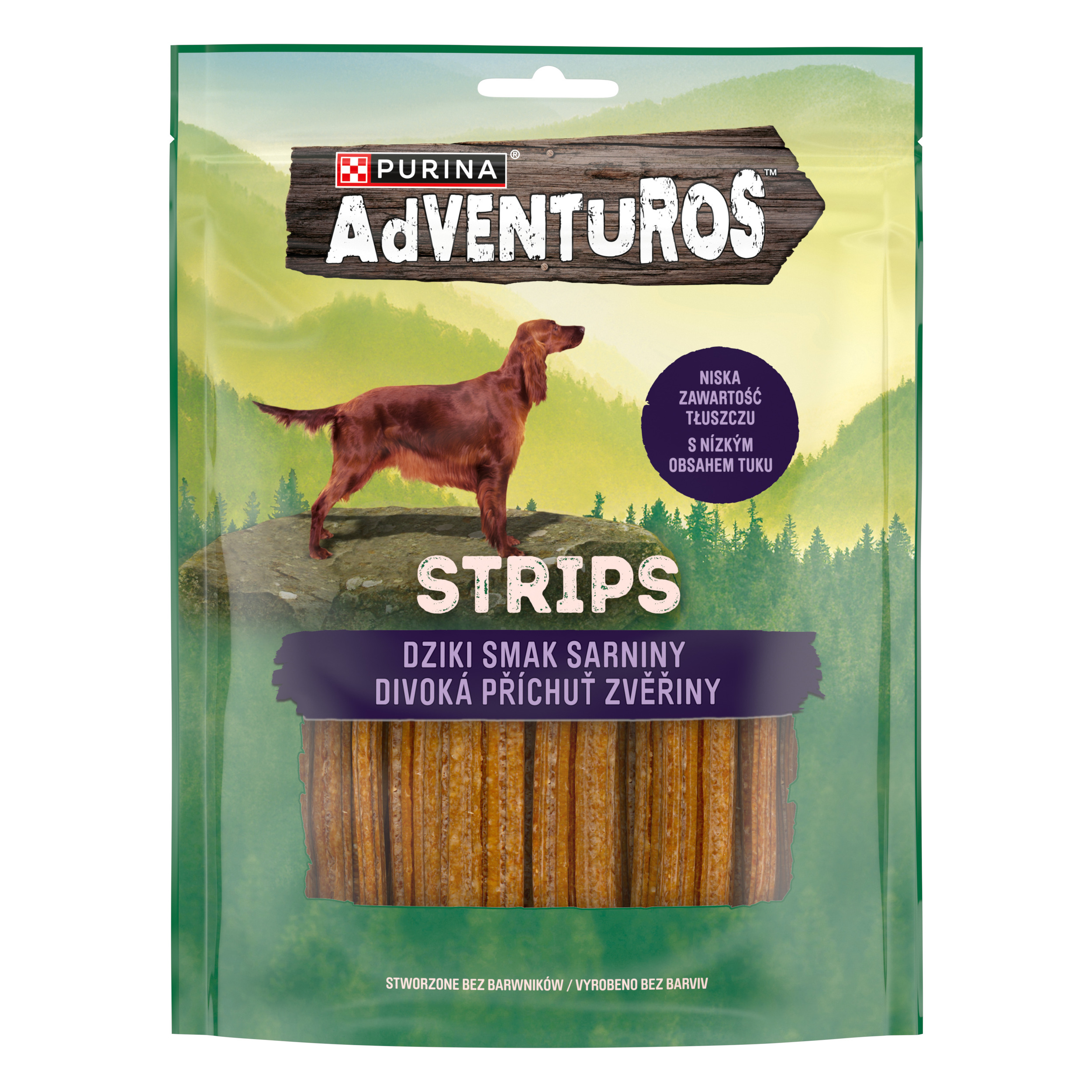 ADVENTUROS Adventuros Strips s príchuťou zveriny