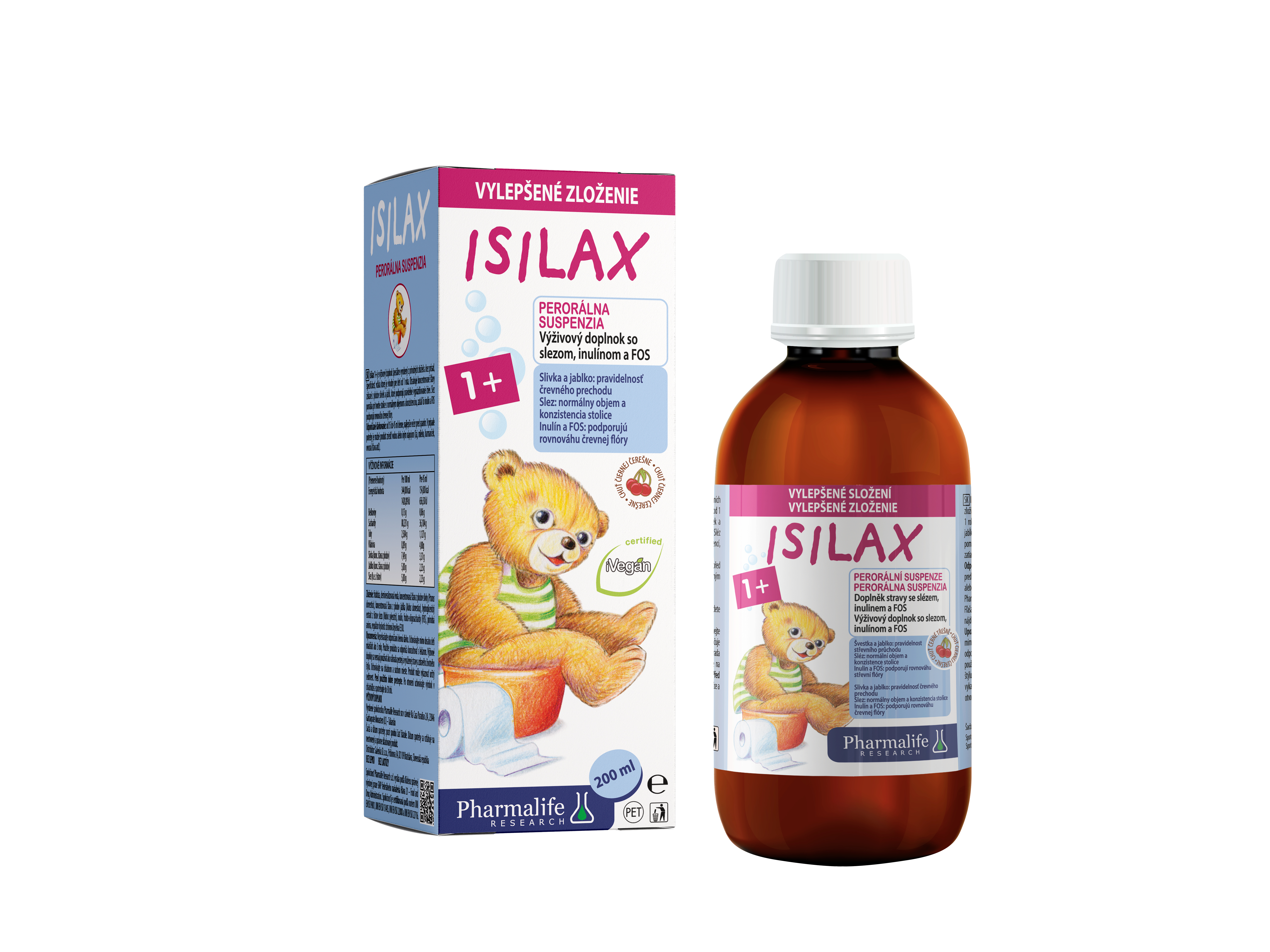 Pharmalife Isilax 1+, Per.Suspenzia 200ML
