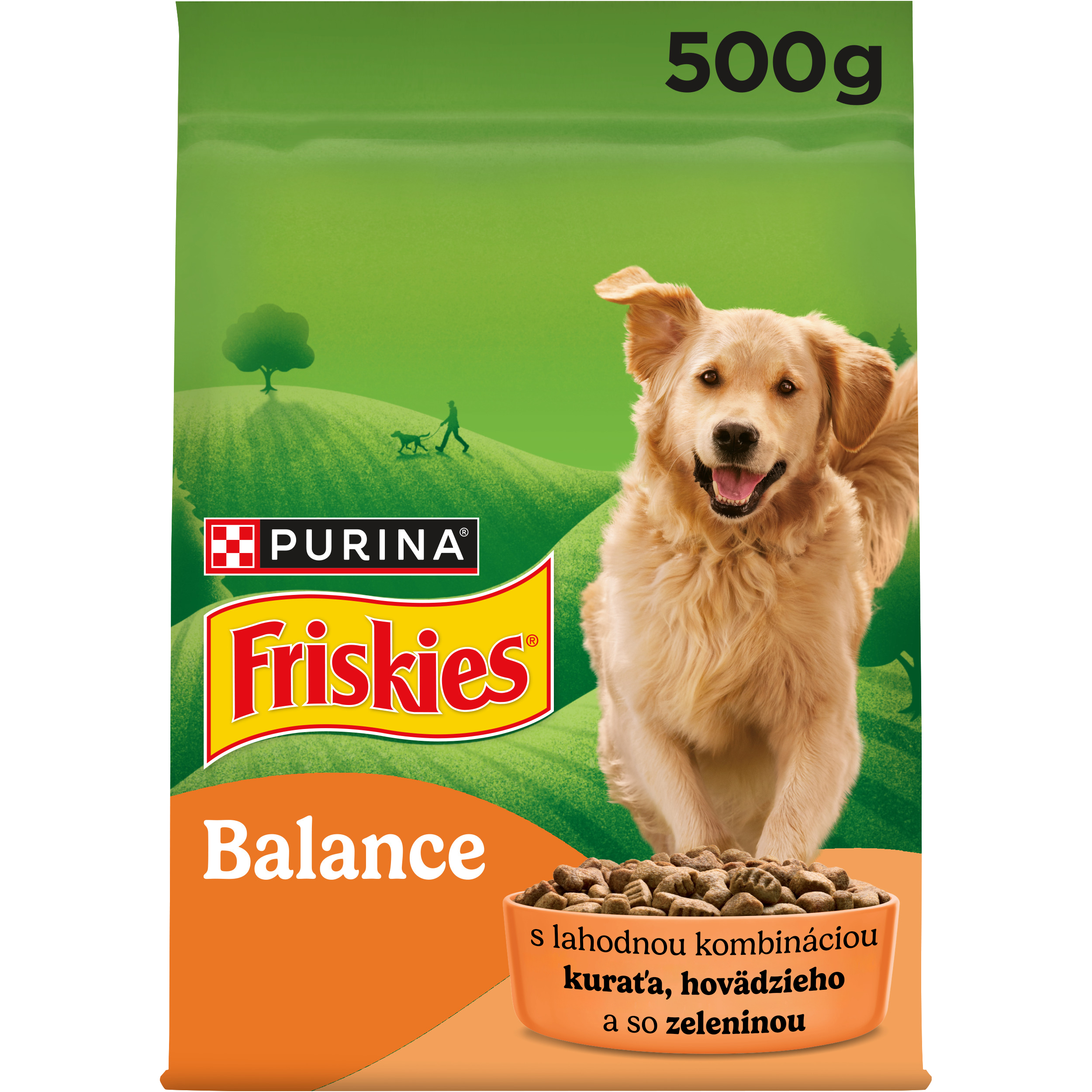 Friskies GP 1x500g Balance s kuraťom a pridanou zeleninou