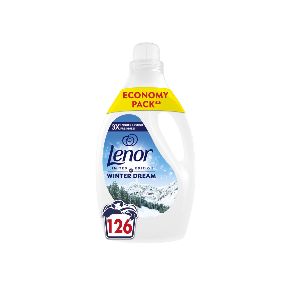 Lenor Lenor Aviváž, 126 Praní, Winter Dream, 3× Dlhšie Trvajúca Sviežosť