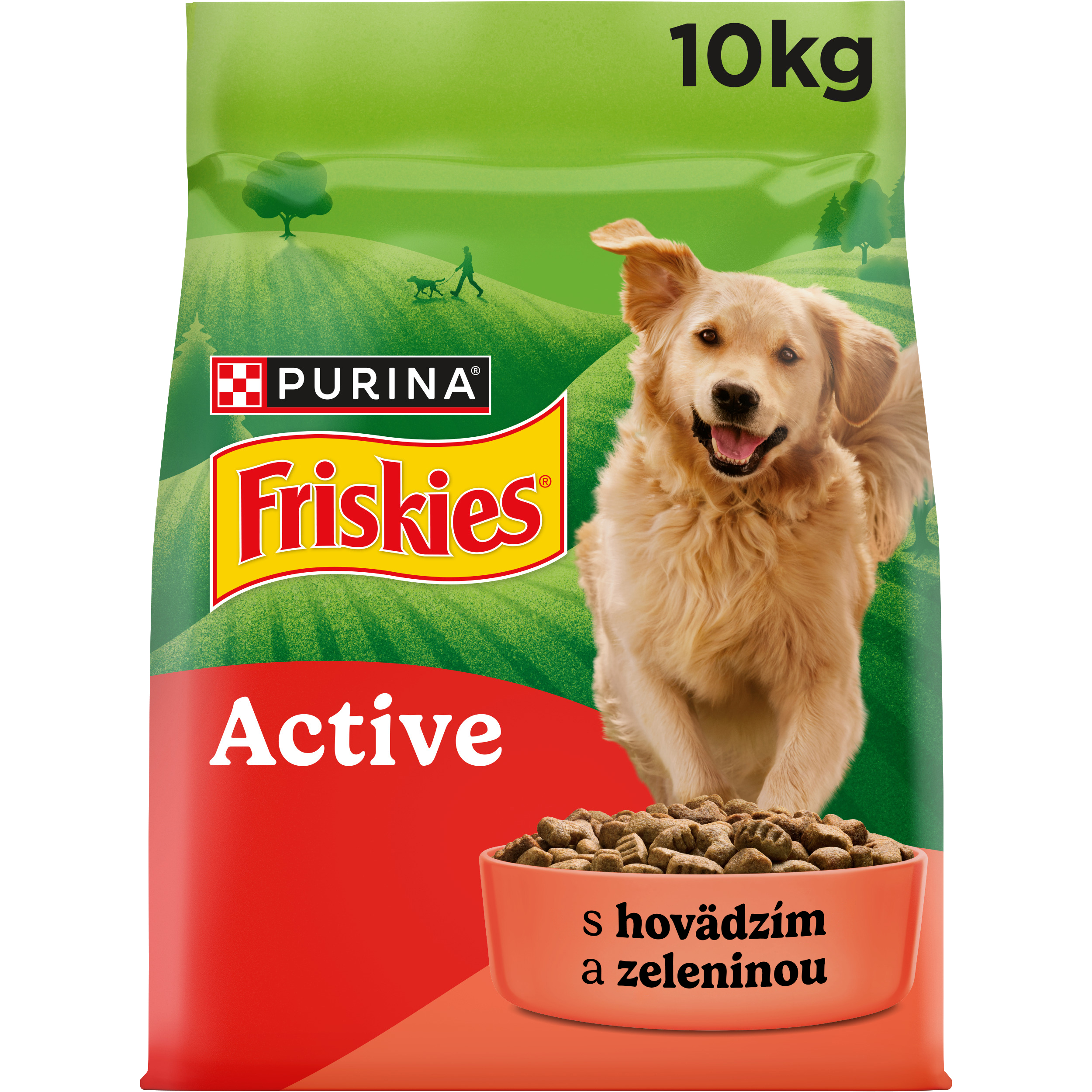 Friskies Friskies GP 10kg Active s hovädzim