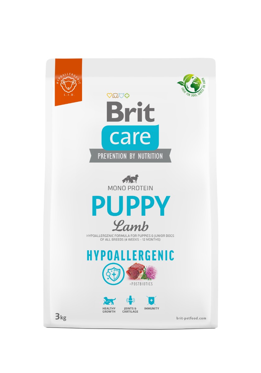 Brit Care Brit care dog hypoallergenic šteňa 3kg a.u.v.