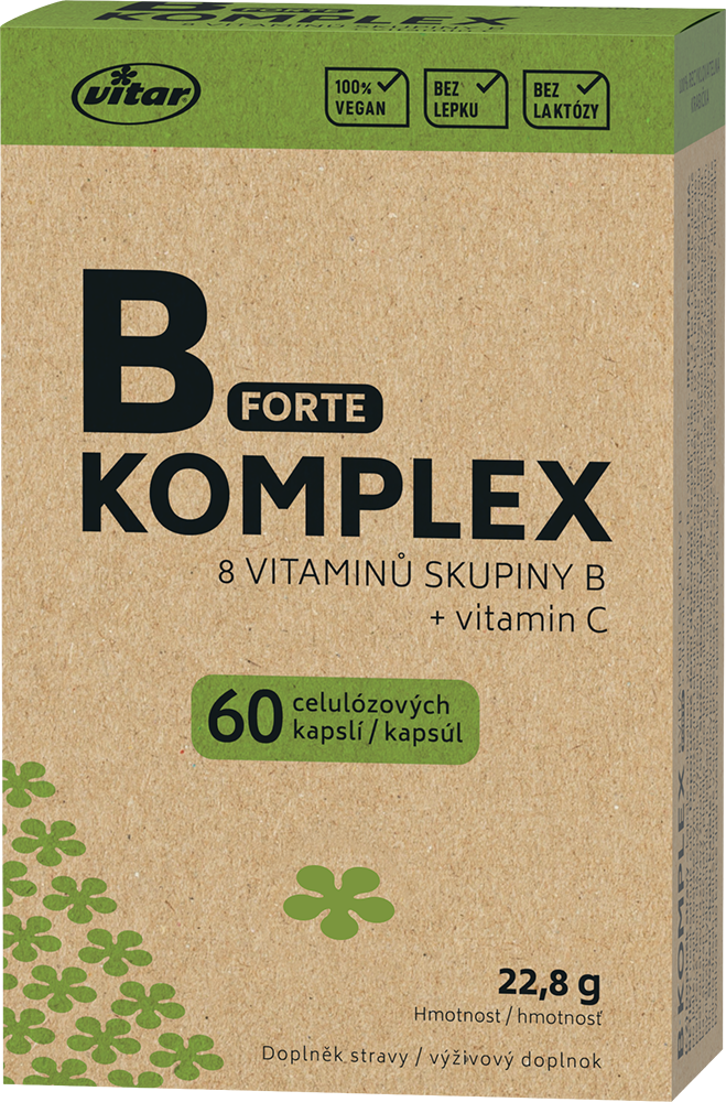 Vitar Vitar b-komplex forte + vitamín c