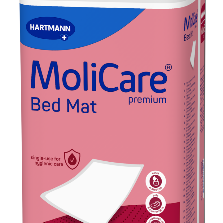 Molicare MoliCare premium Bed Mat 7 kv, jednorazové podložky pod pacientov, červené balenie, 60 x 60, savosť 979 ml