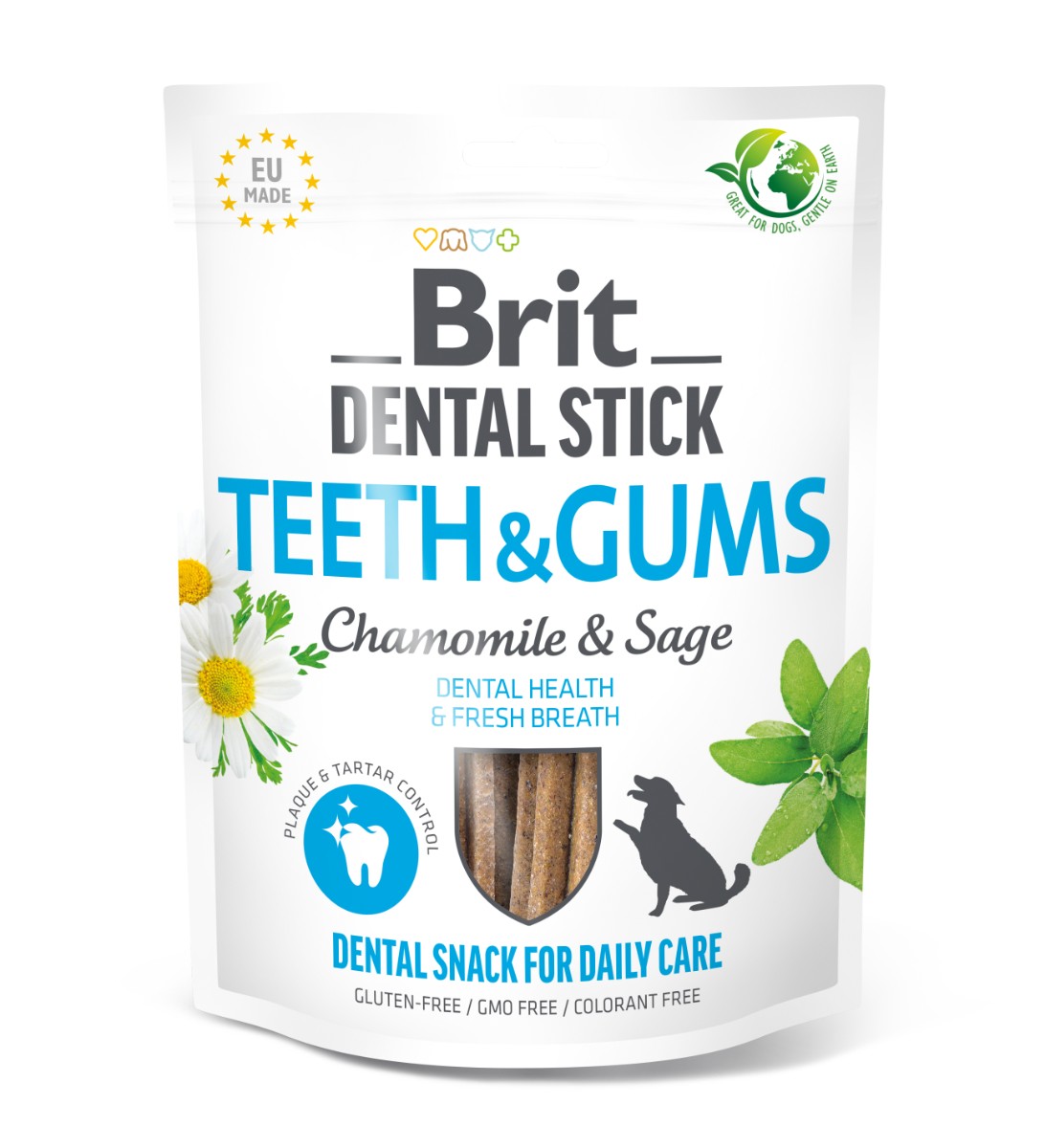 Brit Care Brit dental stick teeth&gums harmanček/šalvia 7ks a.u.v.