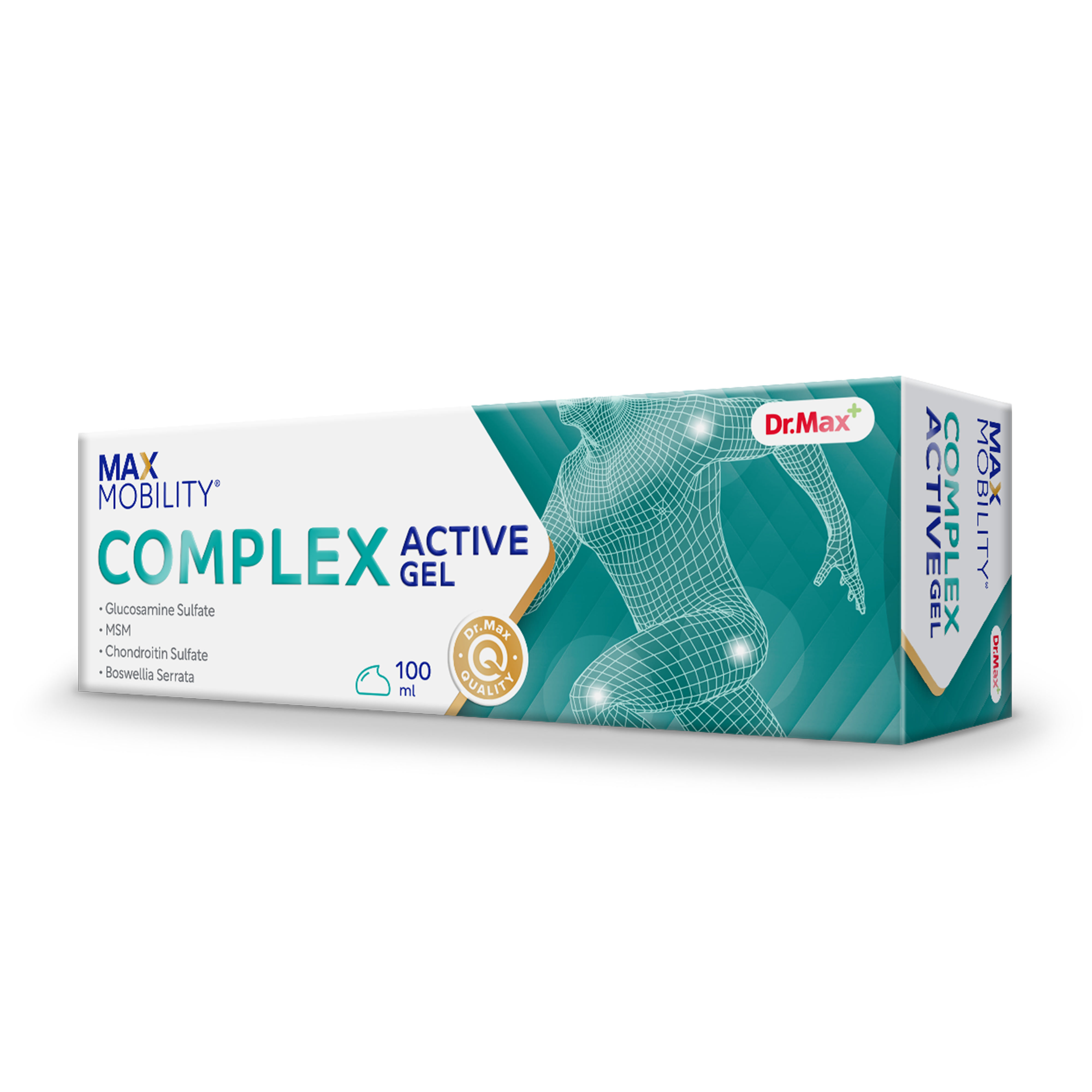 Chladivý masážny gél Complex Aktiv Dr. Max, 100 ml