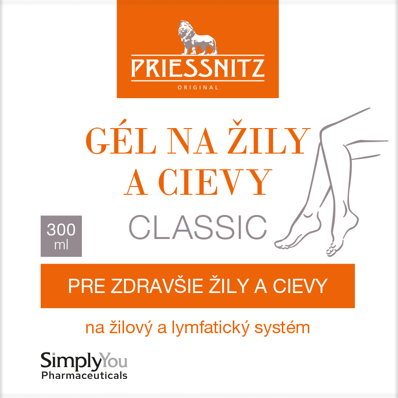 Priessnitz gel na zily a cievy classic 300ml