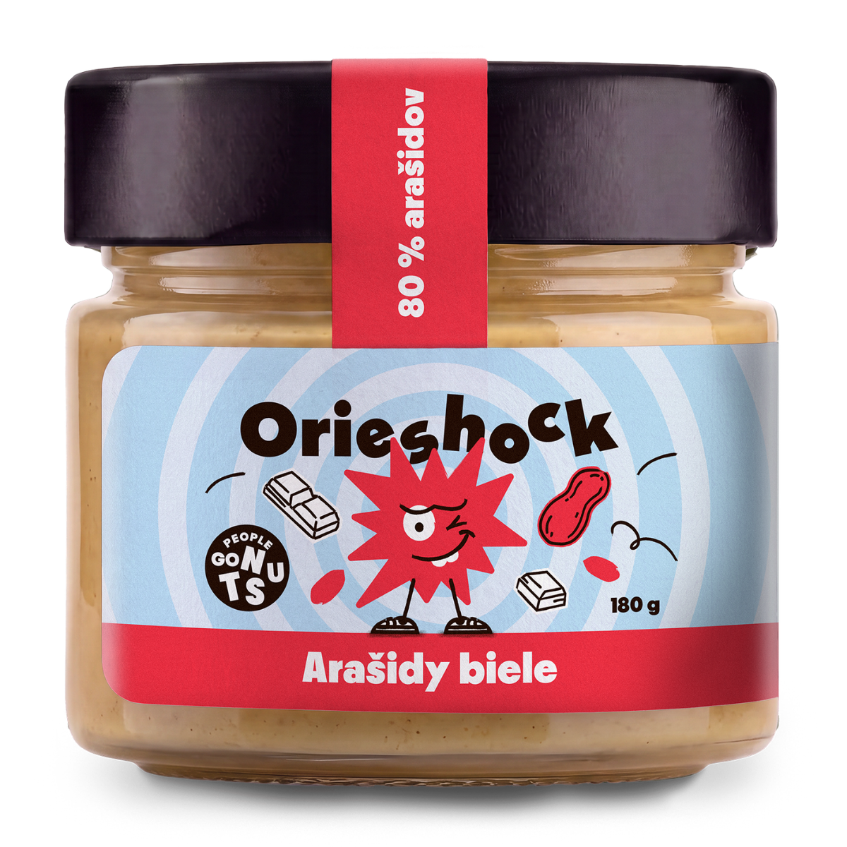 Orieshock Čoko Arašidový biely