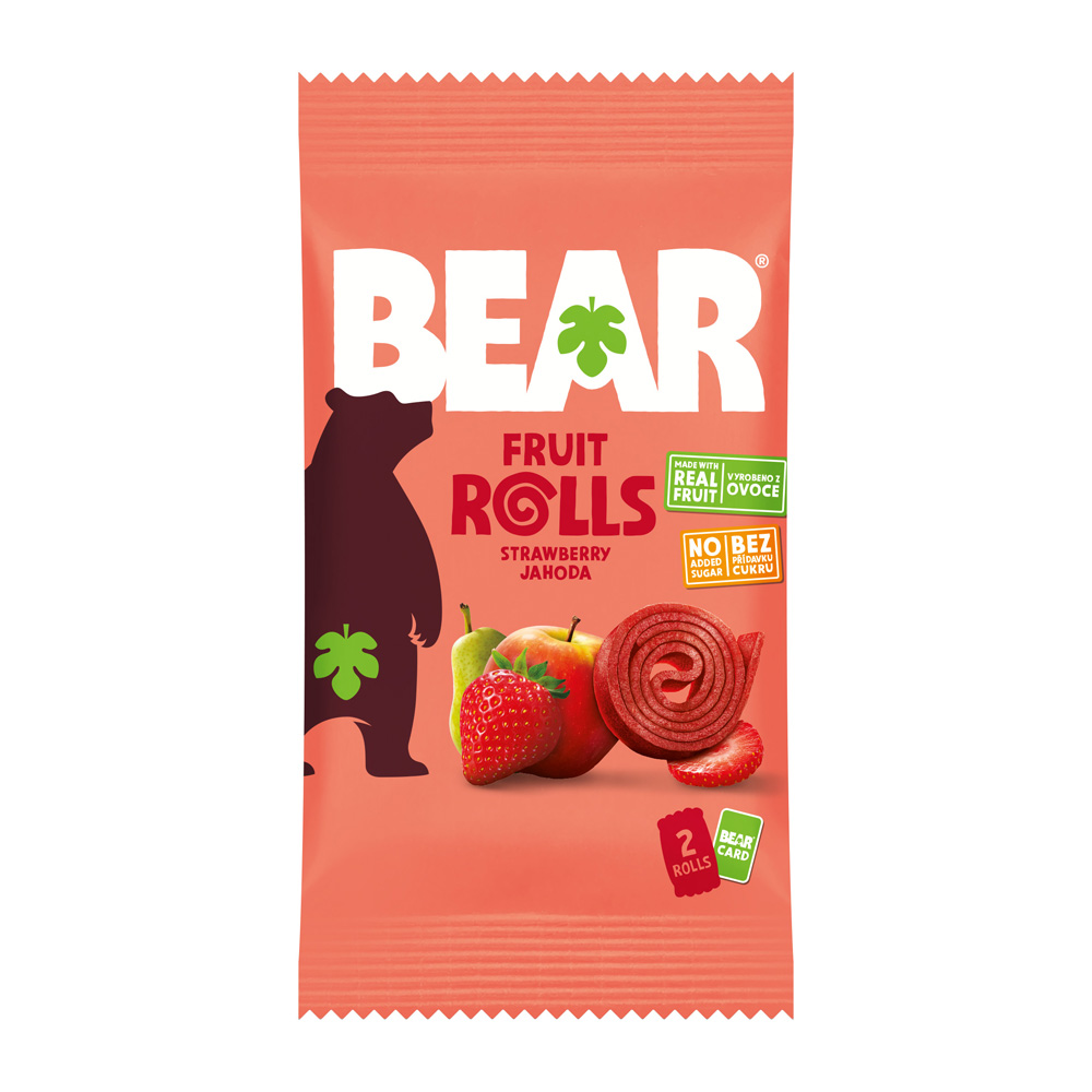 BEAR Yoyo Bear Jahodové rolky