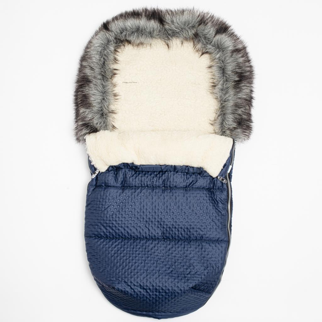 New Baby Zimný fusak New Baby Lux Wool blue , 20C53458