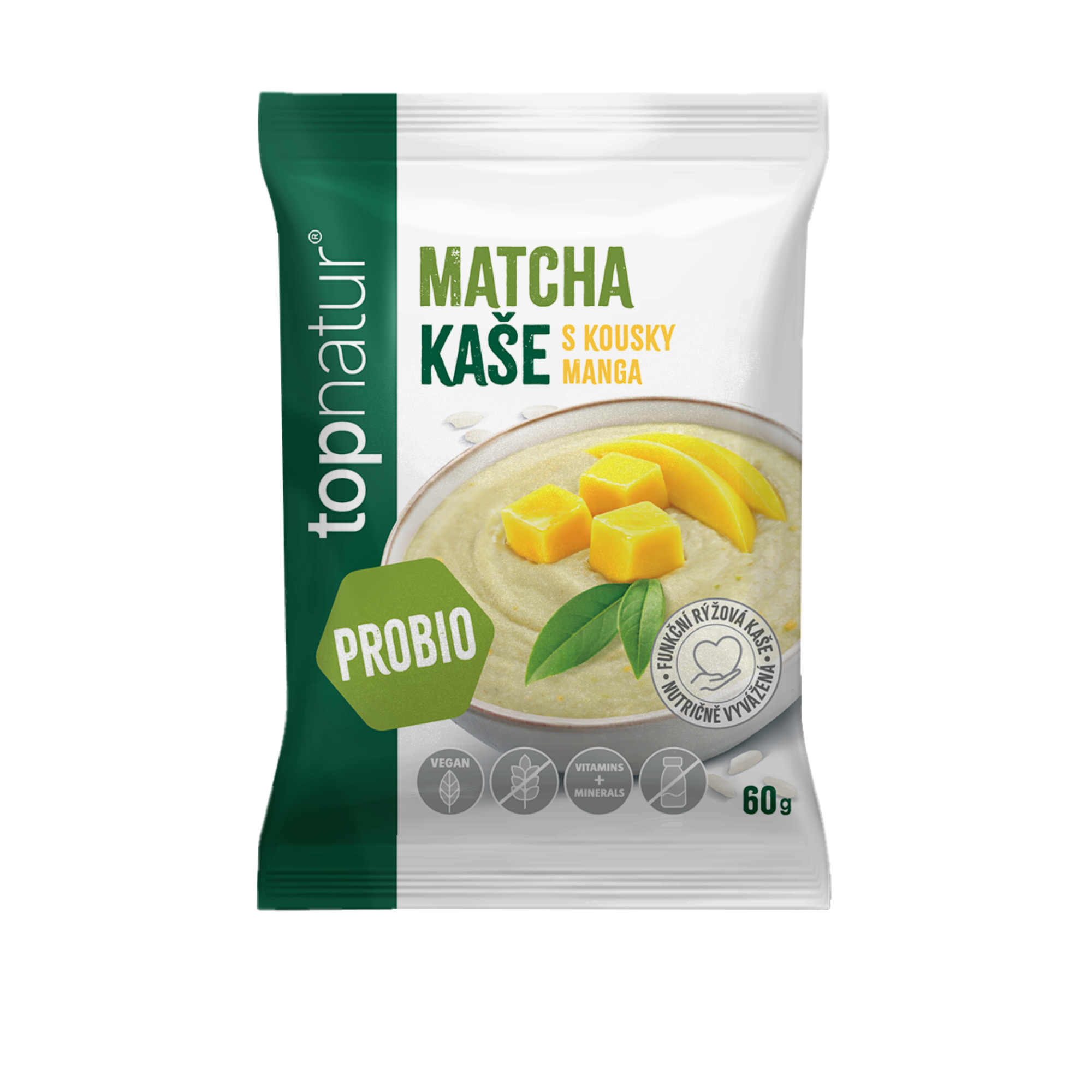 Topnatur Probio kaša Matcha s mangom