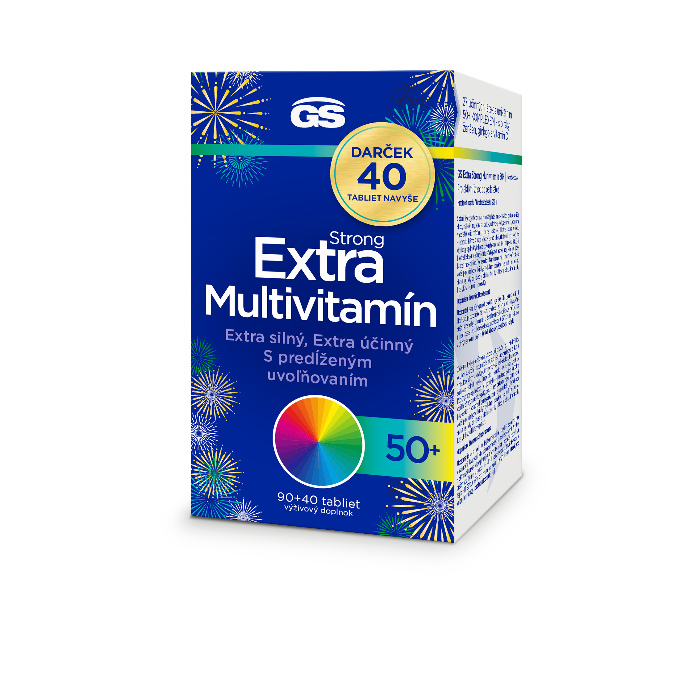 GS GS Extra Strong Multivitamín 50+ tbl. 90+40 darček