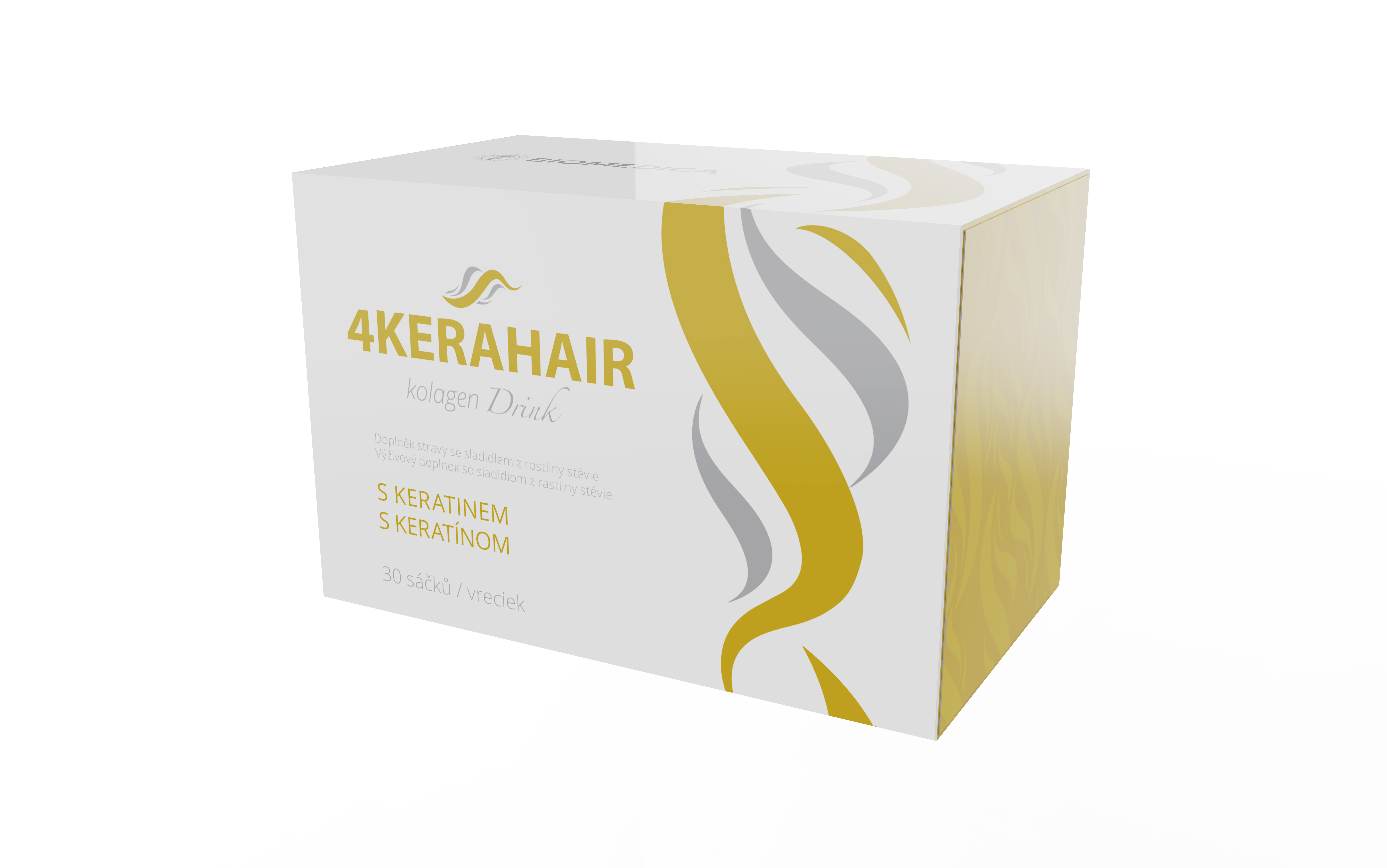 Biomedica Biomedica 4Kerahair kolagen Drink S Keratínom