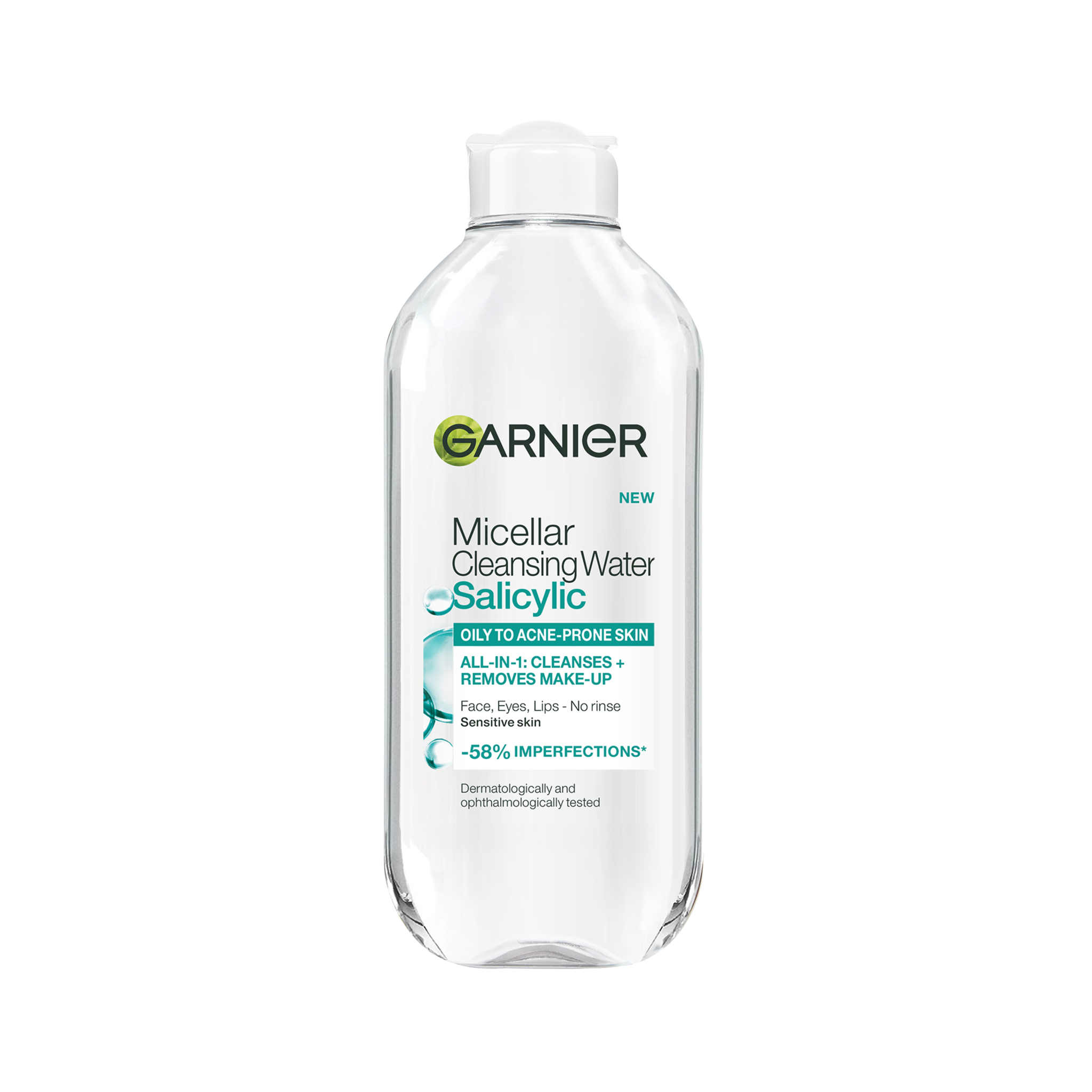 Garnier Garnier Micelárna čistiaca voda s kyselinou salicylovou pre mastnú pleť náchylnú k nedokonalostiam – hypoalergénna
