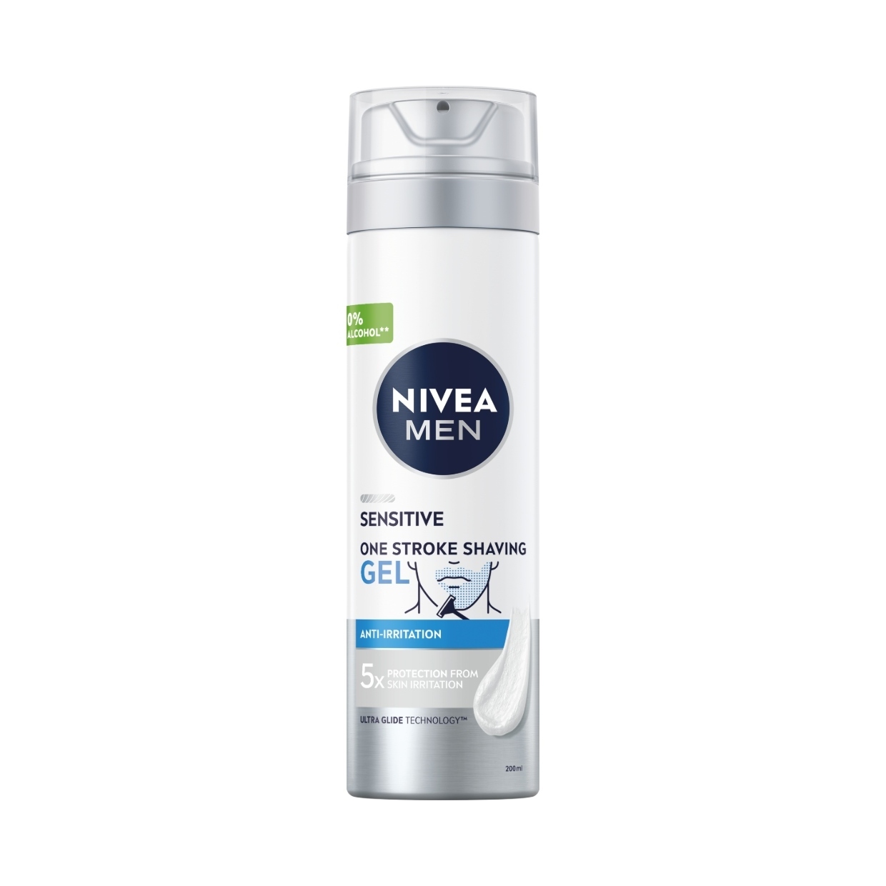 Nivea Nivea Men Gél na holenie Sensitive na 3dňové strnisko