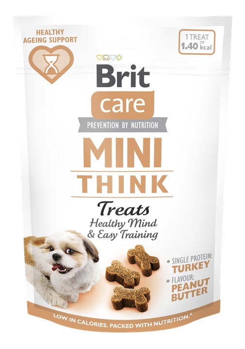 Brit Care Brit care dog mini treats think 50g a.u.v.