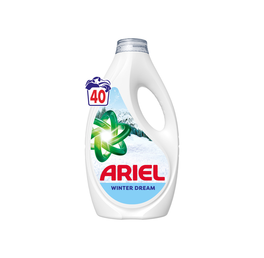 Ariel Ariel, tekutý prací prostriedok, 40 praní, Winter Dream, s nádychom sviežej vône Lenor
