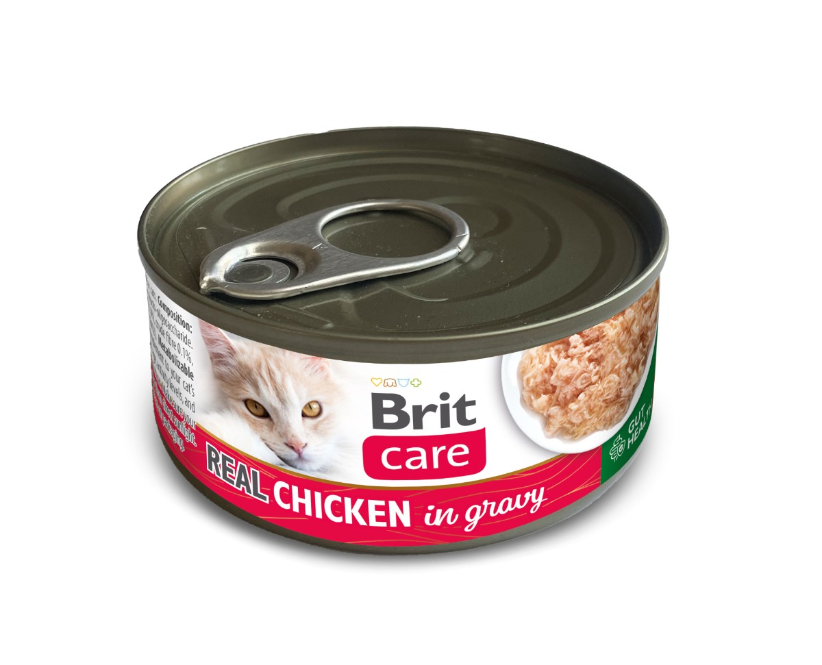 Brit Care Brit care cat pravé kuracie v om. 80g a.u.v.