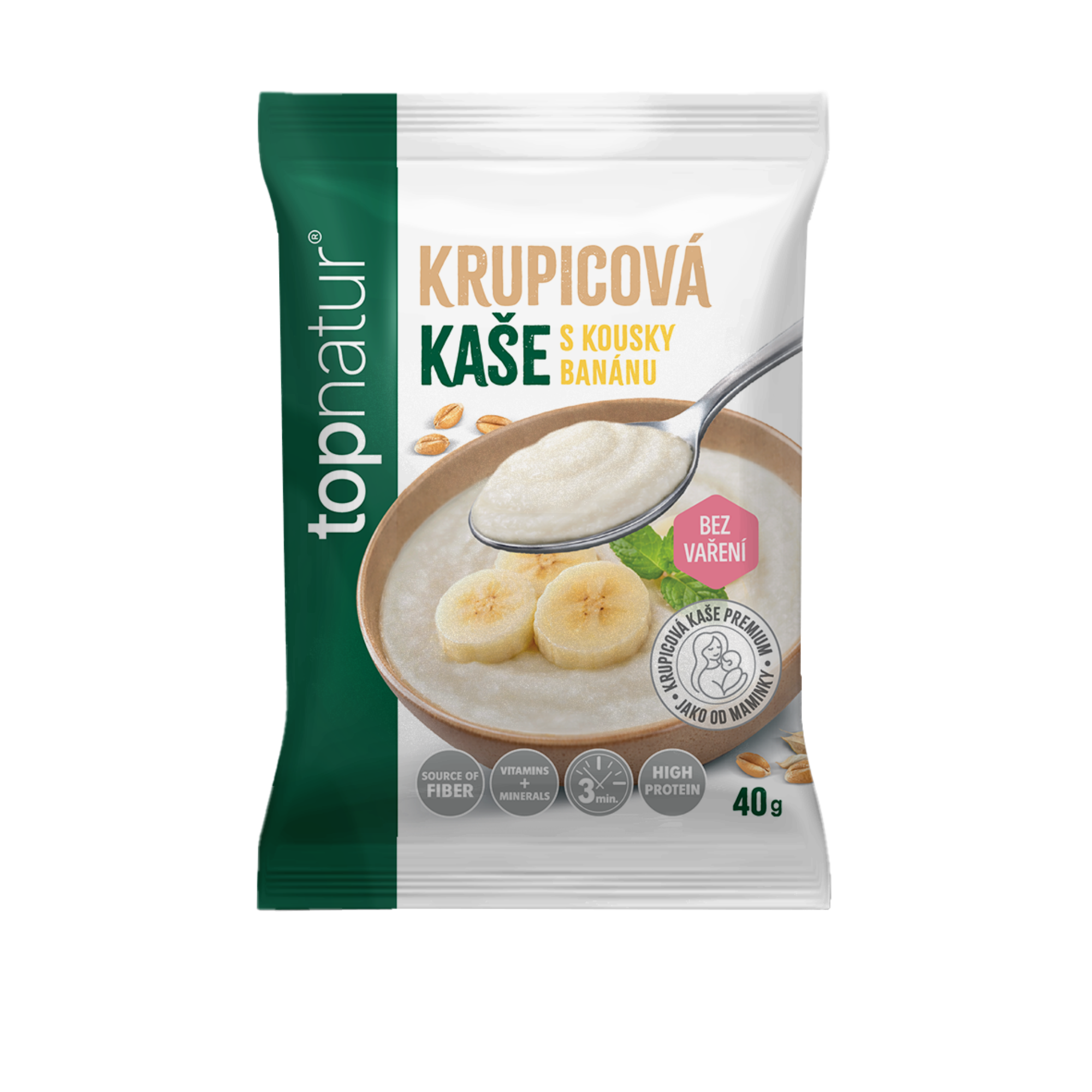 Topnatur Krupicová kaša Banán