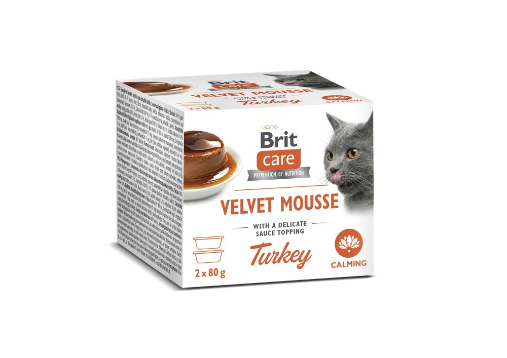 Brit Care Brit care cat velvet mousse morčacie 2x80g a.u.v.