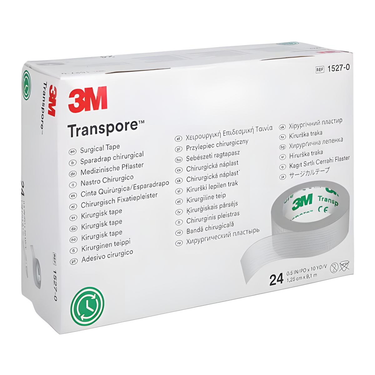 Solventum Transpore Solventum 3M Transpore 15270 1,25Cmx9,1M 24Ks