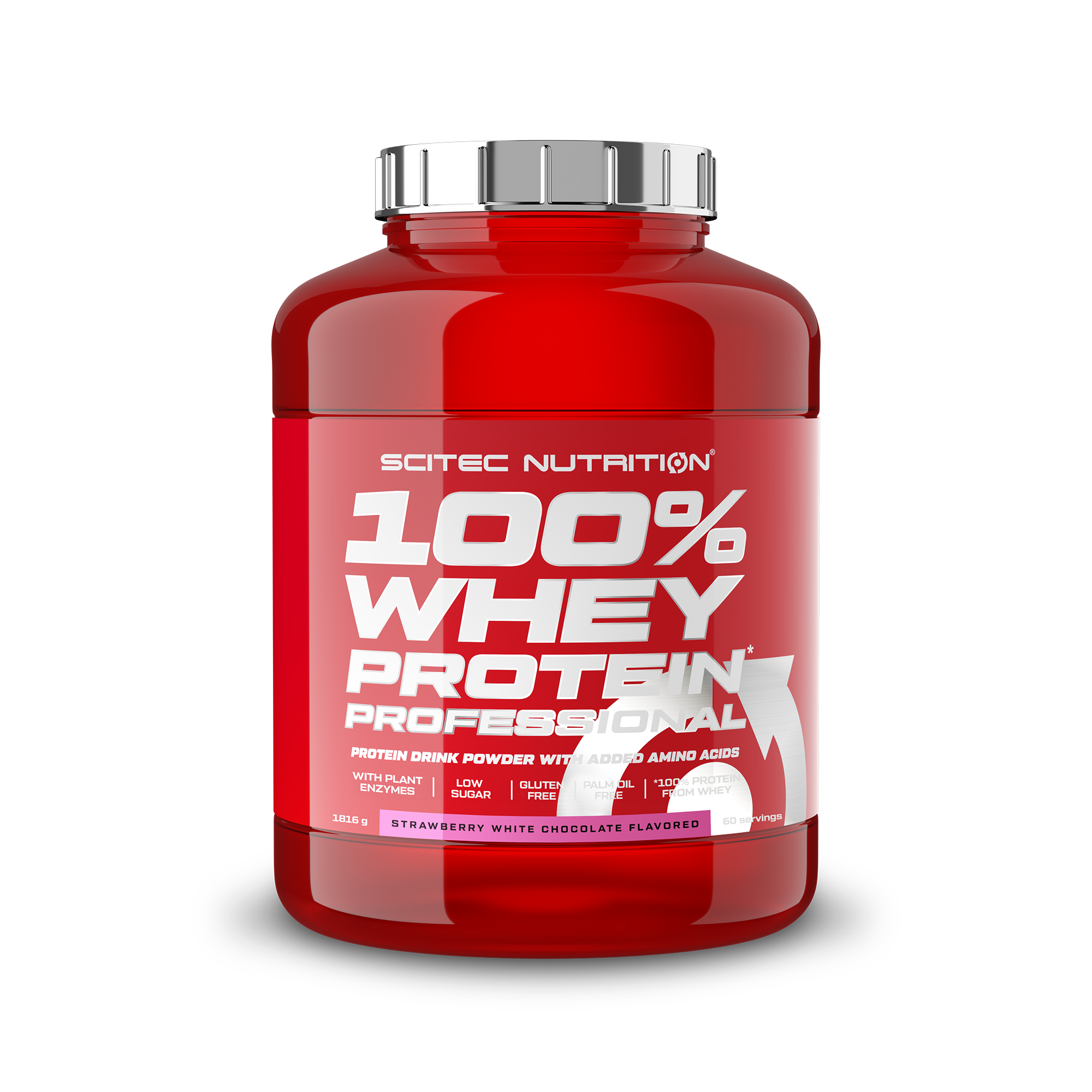 Scitec Nutrition Scitec Nutrition 100% Whey Protein Professional Jahoda - Biela Čokoláda